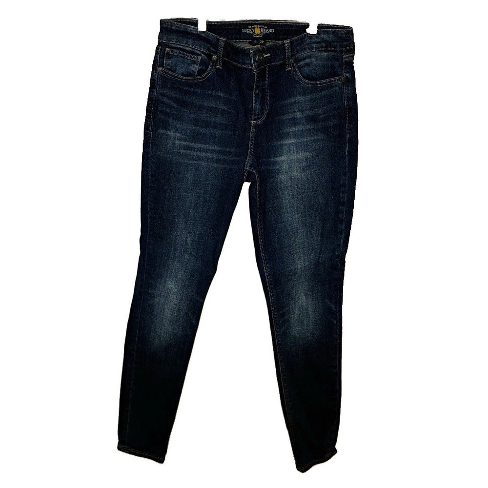 Lucky Brand Ava Skinny Women's Jeans Size 8/29 Dark Wash Blue Denim Stretch